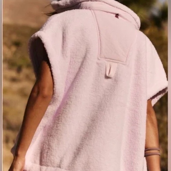 FP Movement by Free People Pink Fleece Vest - Picture 2 of 2